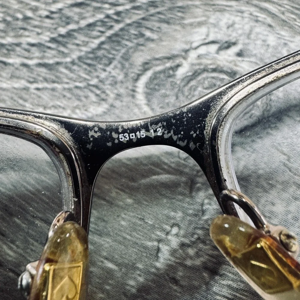 Kate Spade‎ New York Eyeglass Frames Womens 53-15-135 Brown Half Rim Floral